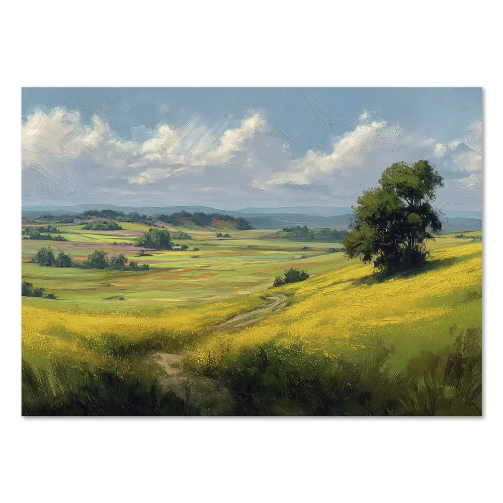 Fields of Gold, Rural Art Print