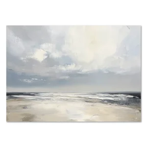 Tranquil Shores Minimalist large wall art