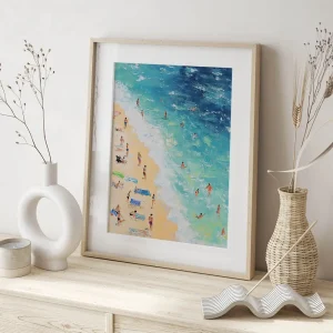 Summer by the Shore Beach wall art prints