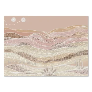 Whispering Dunes Dot large wall art