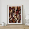 Flow of the Elements Dot wall art prints