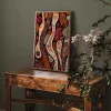 Flow of the Elements Dot canvas prints
