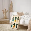 Playful Cactus Charm Cartoon canvas prints