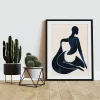 Graceful Silhouette Line wall art prints