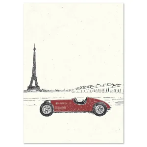 Parisian Speed Landmark large wall art