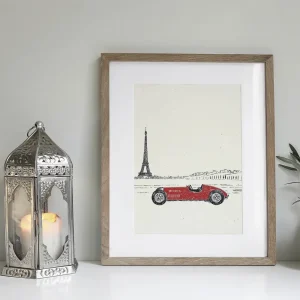 Parisian Speed Landmark wall art prints
