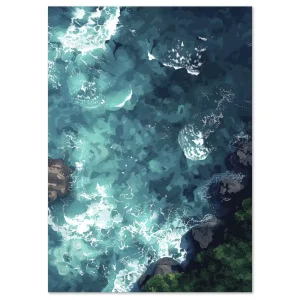 Ocean Dance Coastal large wall art