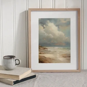 Whispering Waves Coastal wall art prints