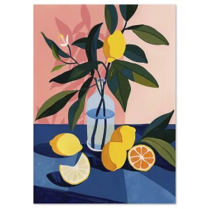 Citrus Glow Food large wall art