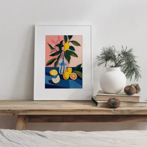 Citrus Glow Food wall art prints