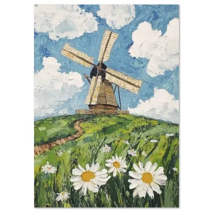 Whispering Fields of Wind Rural large wall art
