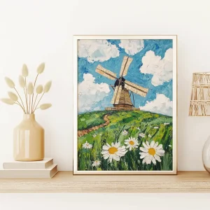 Whispering Fields of Wind Rural wall art prints
