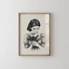 Girl with Bloom Beauty wall art prints
