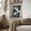 Midnight Lilies Floral canvas prints