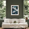 Midnight Lilies Floral poster prints