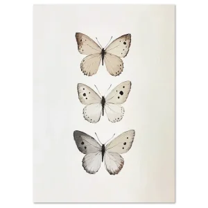 Gentle Wings Line large wall art