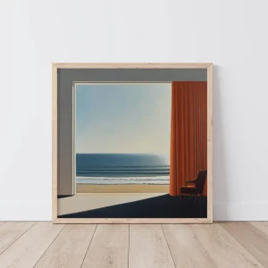 Ocean View Retreat Coastal wall art prints