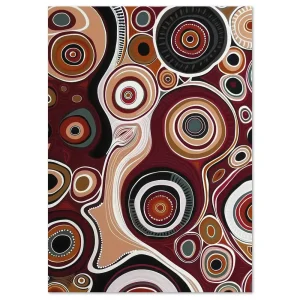Circles of Energy Dot large wall art