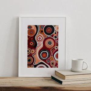 Circles of Energy Dot wall art prints