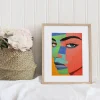 Mosaic Gaze Beauty wall art prints