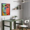Mosaic Gaze Beauty canvas prints