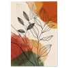 Botanical Rhythm Line large wall art