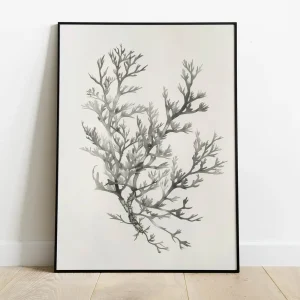 Whispering Branches Leaf wall art prints