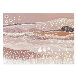 Fields of Serenity Dot large wall art