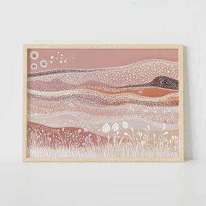Fields of Serenity Dot wall art prints