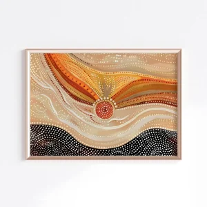 Radiance of the Sun Aboriginal wall art prints