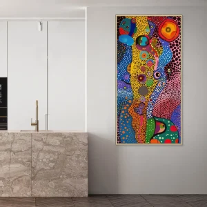 Symphony of Colours Dot wall art prints