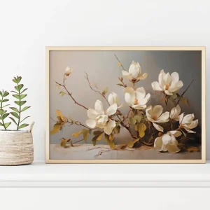 Elegance in Bloom Floral wall art prints