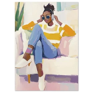 Relaxed Rhythm Lifestyle large wall art