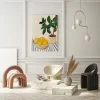 Lemons and Leaves Food poster prints
