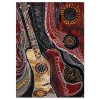 Rhythms of the Guitar Aboriginal large wall art