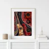 Rhythms of the Guitar Aboriginal wall art prints