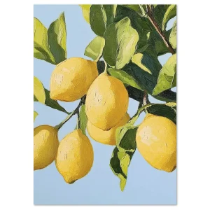 Lemon Grove Radiance Botanical large wall art