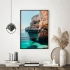 Cliffs by Azure Sea Coastal poster prints