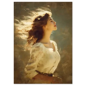 Embrace the Breeze Beauty large wall art