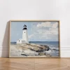 Beacon by the Shore Coastal wall art prints