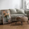 Blush Roses in Glass Floral canvas prints