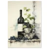 Vineyard Elegance Holiday large wall art