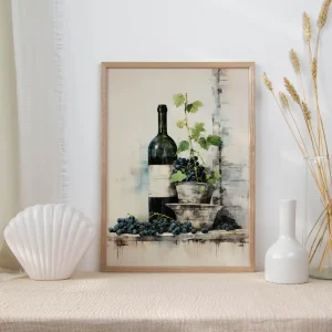 Vineyard Elegance Holiday wall art prints