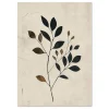 Minimal Branches Leaf large wall art
