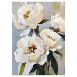 Blooming Grace Floral large wall art
