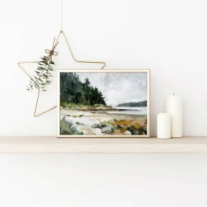 Coastal Serenity Coastal wall art prints