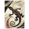 Dreamtime Gecko Aboriginal large wall art