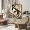Dreamtime Gecko Aboriginal canvas prints