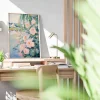 Roses by the Lake Floral canvas prints