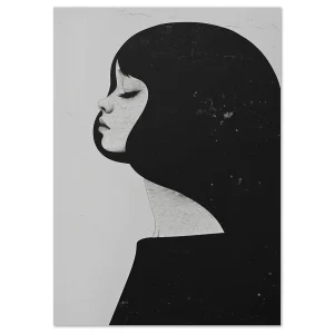 Poise in Moonlight Beauty large wall art